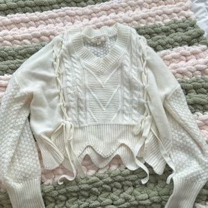 Coquette Bow Tie Sweater